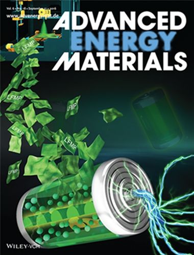 北大深圳研究生院新材料学院发表Advanced Energy Materials封面文章